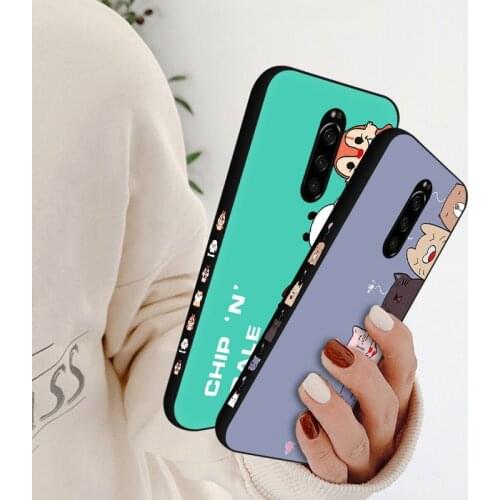 Side Pattern Phone Case For Sony Xperia 5 2019 XZ4 XZ1 Compact XZ XZ 2 XZ3 Original Cute Bear TPU Cover For Xperia 1 10 Plus