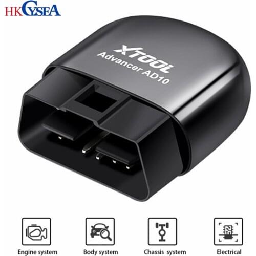 XTOOL AD10 OBD2 Diagnostic Scanner EOBD Bluetooth ELM327 Code Reader Work with Android/Windows With HUD Head Up Display
