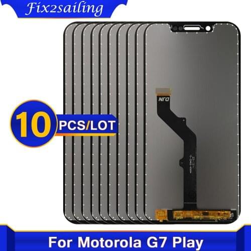 10 pcs/lot Test 5.7'' ORIGINAL G7 Play LCD For Motorola Moto G7 Play XT1952 LCD Display Touch Screen Digitizer Replacement parts