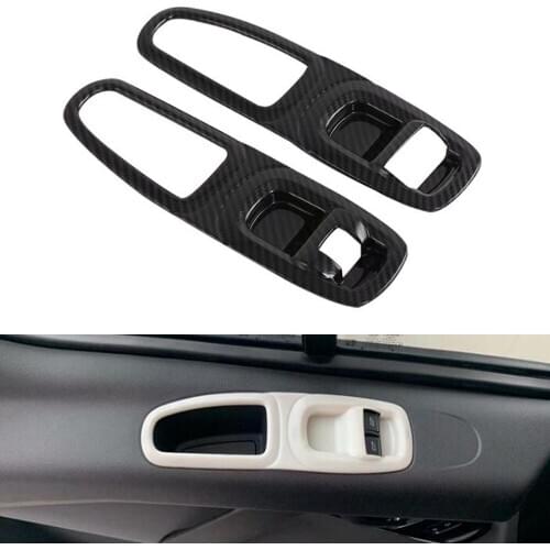 For Ford Transit 2017 For Ford Tourneo 2016 Car Window Lift Switch Panel Cover Stickers Interior Car Trim Styling