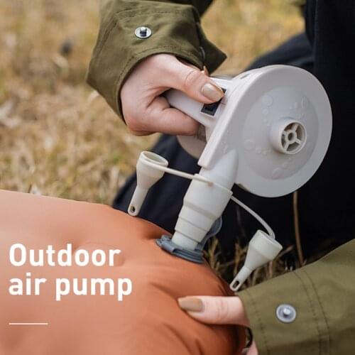 Electric Air Pump External Portable Inflator Pump High Flow Pressure 370L/min Fast Inflation 4000mAh capacity