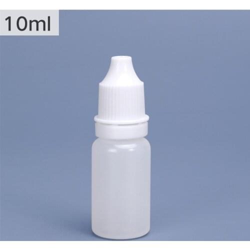 UMETASS Empty 10ML Medical eye Liquid Bottles squeeze PE dropper bottles with Childproof cap 100PCS/lot High qualitly