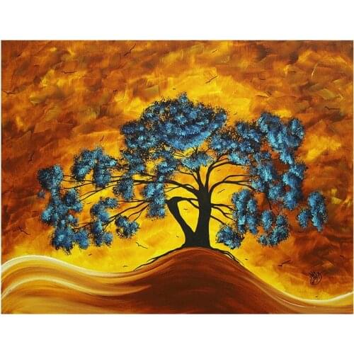 GELANYOUPIN 5D DIY Diamond Embroidery Cartoon Tree Diamond Painting Full Diamond Mosaic Needlework Crafts Home Paintings