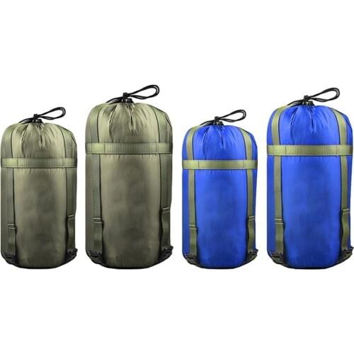 Travel Camping Sleeping Bag Compression Organizer Stuff Sack Tour Backpacking Hiking Hunting Portable Hammock Storage Bags