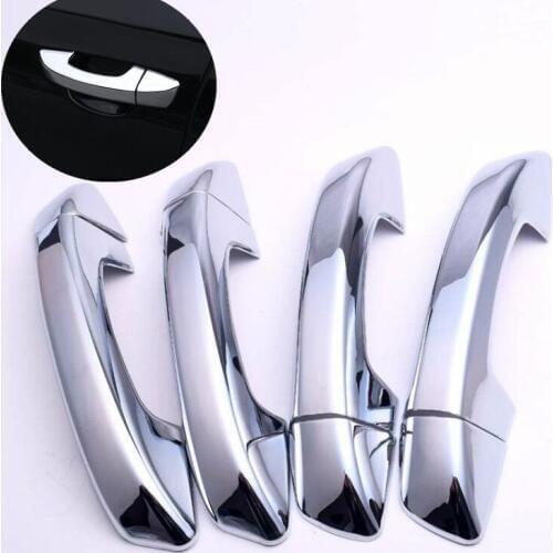 New Chrome Car Side Door Handle Cover Trim For Volkswagen VW Golf 6 MK6 Skoda SUPERB 2009 2010 2011 2012 Car Styling
