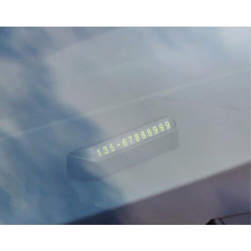 New Car Styling Temporary Parking Card Phone Number Card For LEXUS IS250 IS300 ES240 ES250 ES300 ES300H ES330 ES350 GS300 GS350