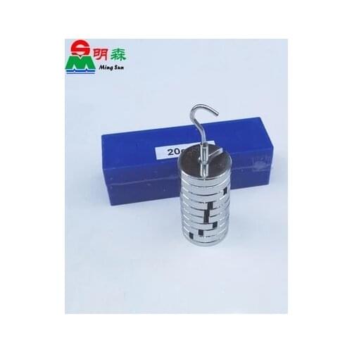 Physical experimental equipment teaching equipment 20g*10 computation weigh metal slotted weight