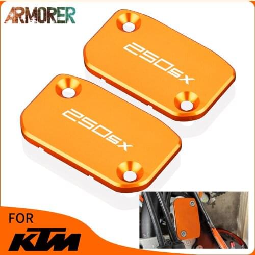 250SX Front Brake Reservoir Fluid Tank Cover Cap Motorcycle Accessories For KTM 250SX 2006 - 2021 2007 2008 2009 2010 2011
