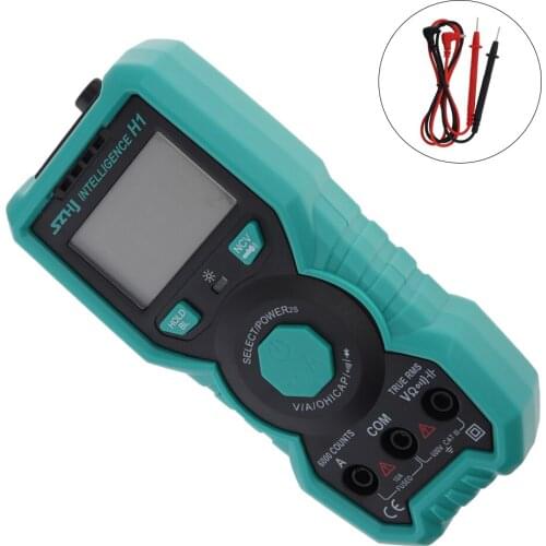 Handheld Digital Multimeter Auto Ranging AC/DC voltage meter Max Reading 1999 With Test Probe Leads Cable For DIY Electricals