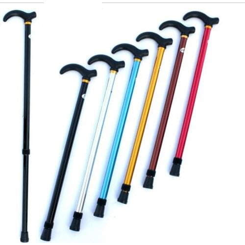 Adjustable Cane Stable non-slip anti-vibration Cane Crutches Practical hiking stick walking stick for the elderly
