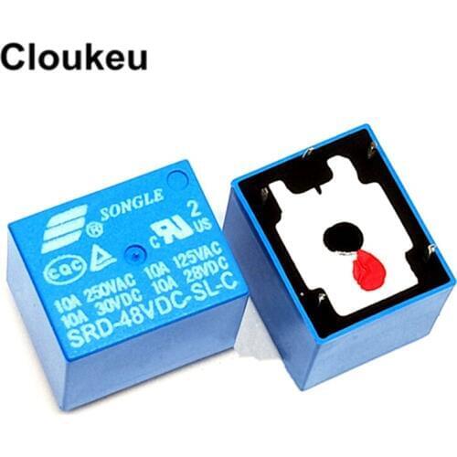 SRD-48VDC-SL-C 10A Relay DIP5