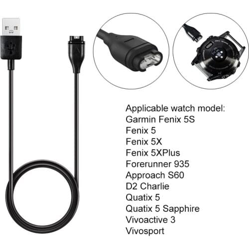 Fast Charging USB Charging Cable Cable Anti-interference For Garmin Fenix 5 Garmin Fenix 5 5S Precursor 5X 935 Vivoactive 3 Port