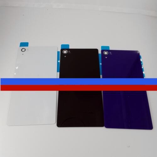 Back Battery Door Housing Glass Cover For Z2 L50W L50 D6503 D6502 Rear Glass Cover case