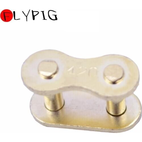 Gold 420 Joining Drive Chain Split King Link for Pit Dirt Bike ATV Quad Motorcycle Motocross Part