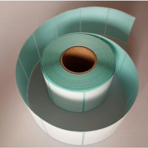 5rolls POS thermal label paper size 40x80mm use for Thermal printer Thermal Labels blank stickers (total 1500 labels)