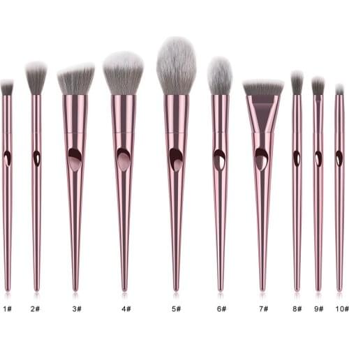 1PC Makeup Brushes Wooden Foundation Cosmetic Eyebrow Eyeshadow Concealer Lip Brush Make up Blusher Brush Sets Tools #TF
