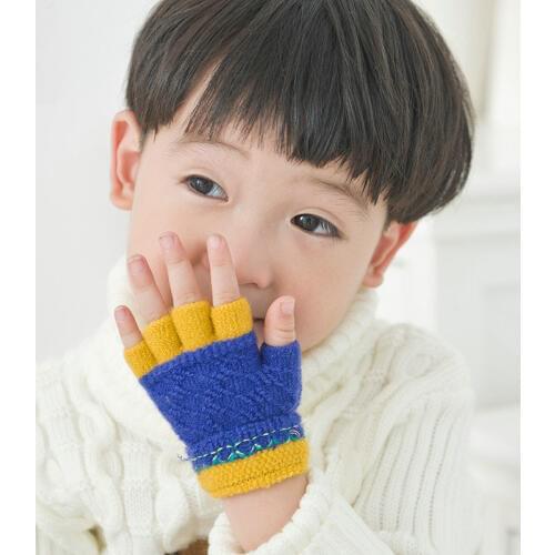 2016 Fashion Gloves children Mitten Warmer unisex boys and gils Pretty Stylish Winter Glove Fingerless Gloves