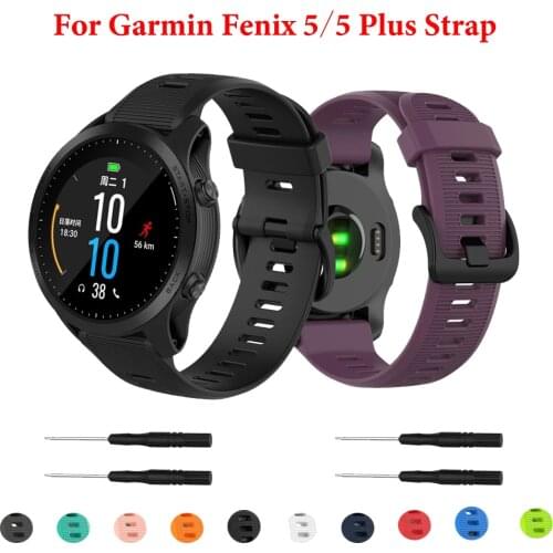 22mm WatchBand for For Garmin Forerunner 945 935 Fenix 5 Plus Fenix 6 Pro Silicone Smart Watch Band fenix5 Outdoor sports Strap