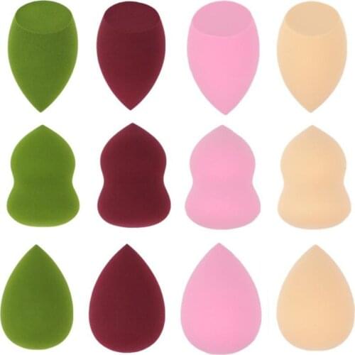 3Pcs Cosmetic Puff Powder Smooth Womens Makeup Foundation Sponge Beauty Make Up Tools Accessories Water Drop Blending Shape