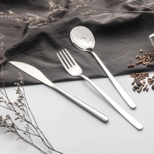 304 Stainless Steel Tableware Steak Knife Fork Spoon Korean Western Style Hotel Gift High Quality