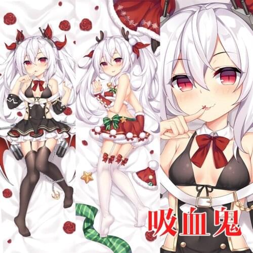 Anime Game Azur Lane Vampire Sexy Dakimakura Hugging Body Pillow Case Cover Pillow Cushion Cover Otaku Bedding Xmas Gifts YM