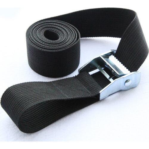 1/2/3/5M*25MM Car Tension Rope Tie Down Strap Strong Ratchet Belt Nylon Car Luggage Bag Cargo Lashing Strap Color Random wh