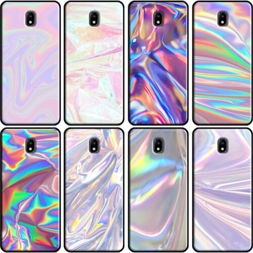 Holographic Iridescent Print Cover For Samsung Galaxy J1 J3 J4 J5 J6 J7 2016 2017 A3 A5 A6 A8 A9 J2 Core J8 2018 Cover