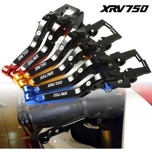 For Honda XRV750 L-Y Africa Twin 1990-2003 Motorcycle CNC Aluminum Adjustable Folding Extendable Brake Clutch Levers XRV 750 L Y