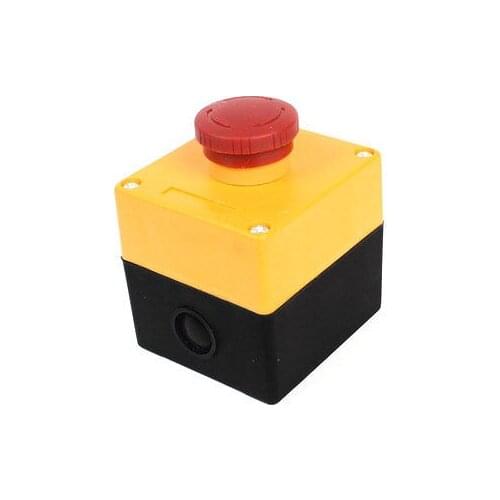 Emergency Stop Lock On 1 Button Control Station w Contral Box