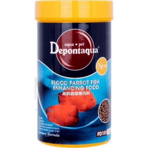 Depontaqua 1 piece 180g blood parrot fish enhancing food not polluting water quality fish feed fish tank fish supplie