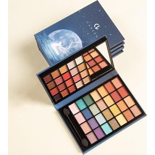 Glitter Eyeshadow Palette Wholesale Private Label Eye Shadow Pallet Custom Logo Pigment Eye Makeup Palette Face Glitter Shiny
