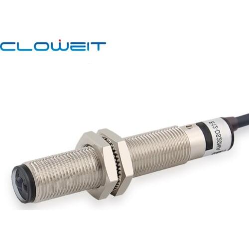 LONGWE M12 Diffused Photo Electric Sensor IP65 20cm Long Distance 24v NPN PNP Optical Infrared Switches