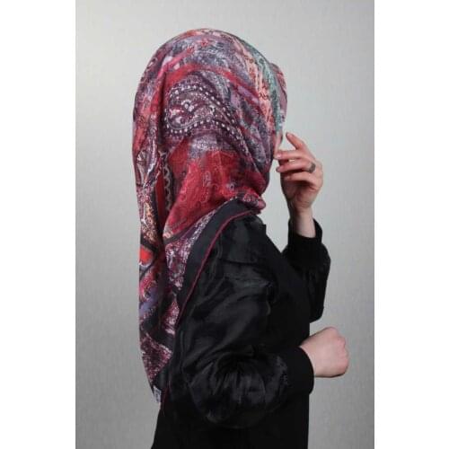 SCARFELLA SOFT HAND DİKİŞLİ SCARF DESEN-44-AVAILABLE in