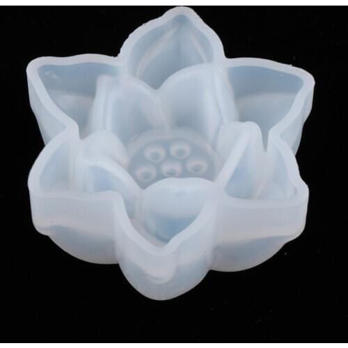 DIY 3D Lotus Flower Silicone Mold Fondant Cake Decorating Chocolate