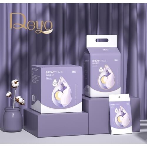 Deyo 0.12 cm Thin Disposable Nursing Pads Breathable Excellent Absorbency Breast Pads Waterproof Feeding Pad for Mom