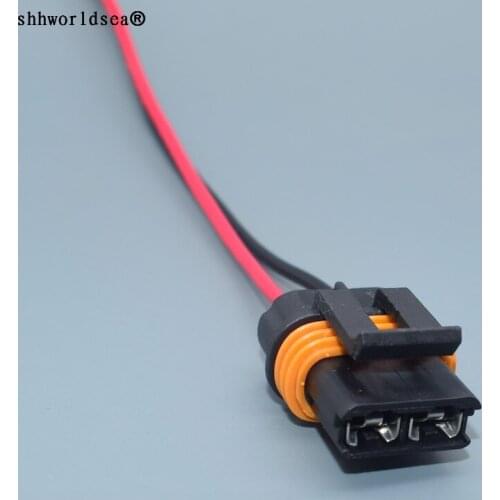 Worldgolden 2p 6.3mm Weather Resistant Sealed socket/connector Fuse ATO Holder w/ Cap Assembly Kit