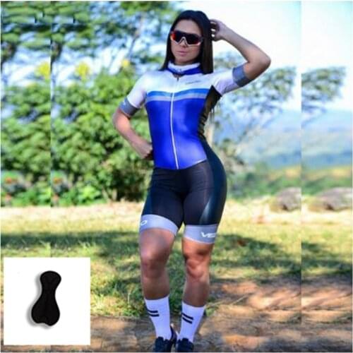 Womens Cycling Jumpsuit Outfit Female Summer Breathable Anti-UV Road Bike Clothing Long Sleeve Bicycle Jersey Sets Pro Bike