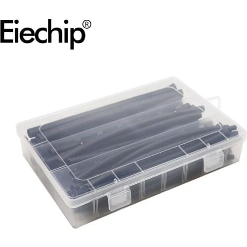 45pcs Heat Shrink Sleeving Tube Kit Electrical Connection Electrical Wire Wrap Cable Insulation Waterproof Shrinkage 4:1