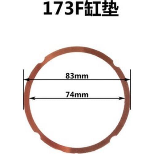 Free Shipping 170F 173F 178F 180F 186F 188F 190F 192F Cylinder head gasket diesel engine Gasket for kipor kama