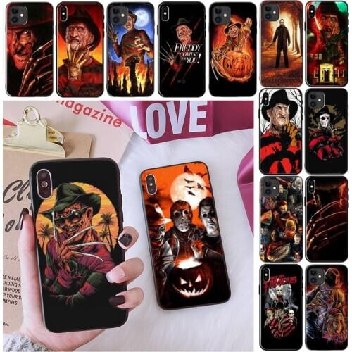Freddy Kruger Horror Movie Art Phone Case For iPhone 11 8 7 6 6S Plus 7 plus 8 plus X XS MAX 5 5S XR 12 11 Pro max se 2020