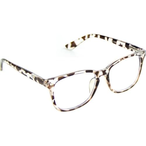 Cyxus Classic Square Anti Blue Spring leg Light Reading Glasses Black Frame Unisex Eyewear 8012