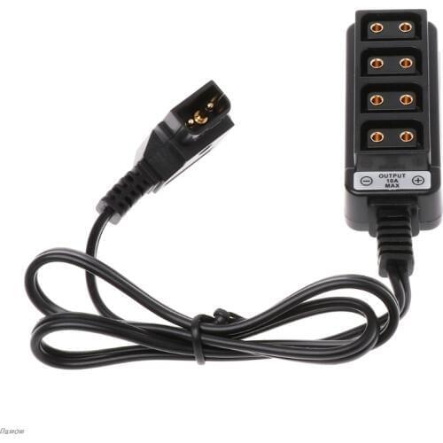 D-Tap Male B-tape To 4 Female Hub Adapter Splitter Cable For Photography Power Damom