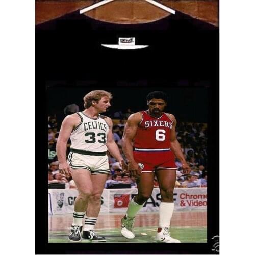 Dr J T shirt Dr J Julis Erving Larry Bird Tee shirt