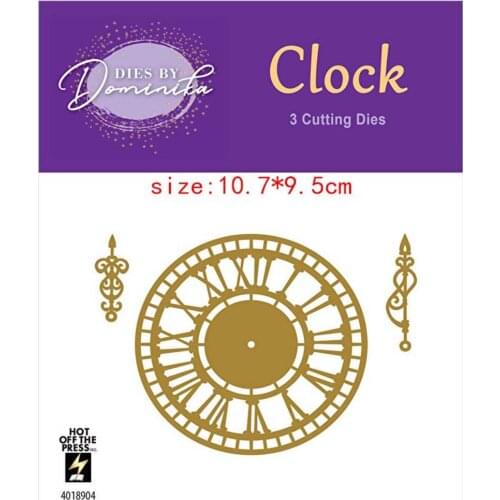 Sirius Round vintage clock New Metal Cutting Dies Scrapbooking Template Cutting Molds for DIY Card Crafts Handmade die