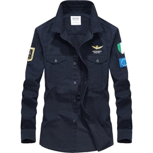 Fashion Mens Clothing Long Sleeved Loose Large Size Shirt M-4XL Spring and Autumn Youth Handsome Casual Shirts 100% Cotton Tops