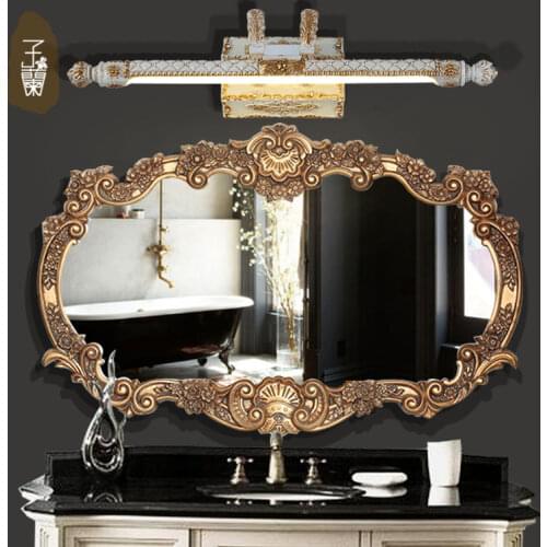 European-style bathroom mirror wall lamp retro LED lights toilet lights bathroom cabinet lights waterproof wall light wl4181718