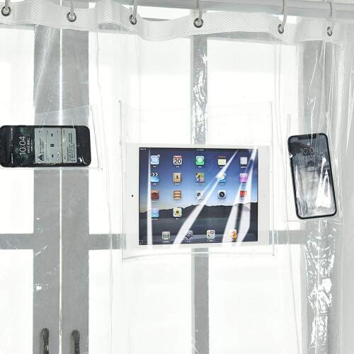 Creative New Mobile Phone IPhone MULTI-FUNCTION Shower Curtain Waterproof and Mildew-proof Shower Curtains Bathroom Curtain