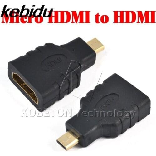 New Male to Female Adapter Micro HD Gold Plating Converter F-M Type D Connector for HDMI-compatible Cable Adapter Device