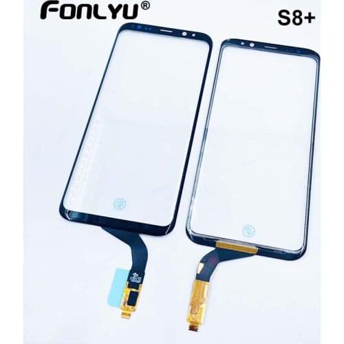 Original Samsung Galaxy S8 Plus S7 Edge S10e Laminated Polarizer LCD Outer Touch Panel Screen Glass Replacement Front Glass Lens
