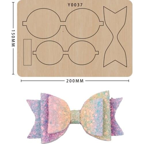 Cutting Dies Bow Scrapbooking Wood Mold Crafts Making Decor Supplies Dies Template Suitable For Common Big Shot Machines